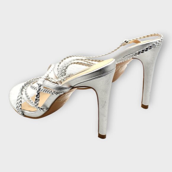 Olivia Miller Silver Pumps - Picture 7 of 8